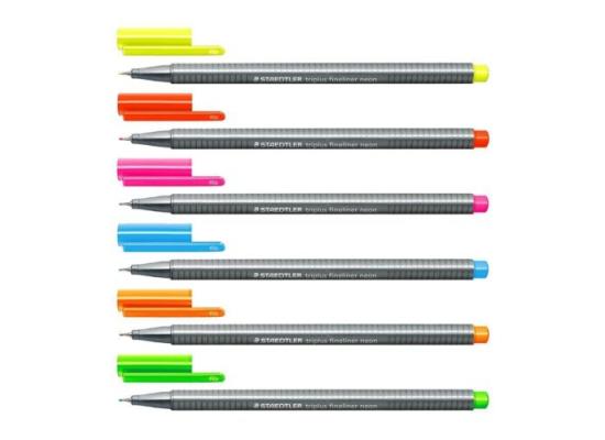 Staedtler Triplus Fineliner Neon Colors Pack of 6